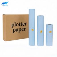 Papel para Plotter Universal InkJet A0, Rollo de Papel para Planos de 841 mm x 100 m, 420 mm, 594 mm, 610 mm, 914 mm, 1067 mm