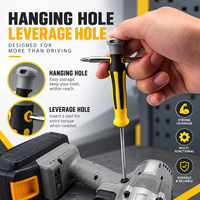 FEIDA 6 in 1 Set Obeng Magnetik Kuat Multi Bit Tipe Y Torx Segitiga Phillips Alat Perbaikan Tangan
