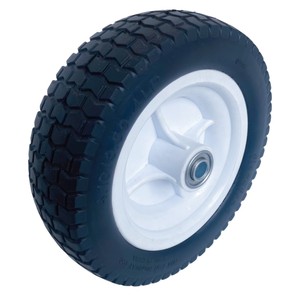 CJ Solid Polyurethane Foam Wheel 4.10/3.50-4 LP Flat-Free <b>Tool</b> <b>Cart</b> Tire Firm Tread Wear Resistance - Product Image 4