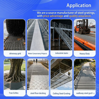 Plateau de marche antidérapant en acier galvanisé à motif losange pour passerelle et escalier, usage intensif