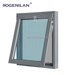Rogenilan 澳大利亚 AS2047 铝制遮阳窗，带外木框，双层玻璃，平开窗，带百叶窗 - Product Image 2