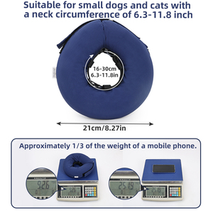 Waterproof No-Escape <strong>Dog</strong> <strong>Collar</strong> for Small Puppies - Polyester &amp; EPE Foam Anti-Escape Fence <strong>Collar</strong> - Product Image 6