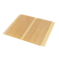 Panneau de plafond en PVC imitation bois moderne, imperméable, pour la décoration intérieure des hôtels et bureaux