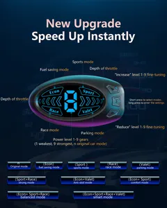 Новая мощная Мини-функция WiiYii, 10-режимный автоматический электронный ускоритель скорости, экономия топлива F5, контроллер дроссельной заслонки автомобиля