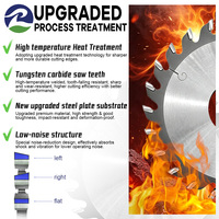 Industrielles Hochfrequenz-Geschweißtes Wolfram-TCT-Hartmetall-Kreissägeblatt 130mm 24T für Nutenfräsen und Holzbearbeitung