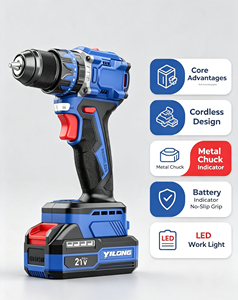 Perceuse électrique domestique OEM <span class=keywords><strong>12V</strong></span> à couple réglable à double vitesse multifonction DIY de qualité industrielle Lithium main variable - Product Image 5