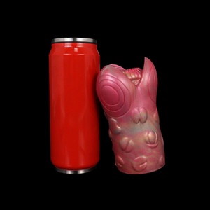 GEEBA Fantasy Monster Sandworm Tight Suction Cup Scrotum <b>Masturbator</b> Male <b>Masturbator</b> Soft Silicone <b>Masturbator</b> Wholesale Price - Product Image 4