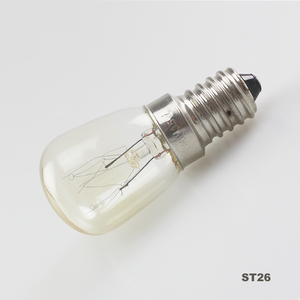 <span class=keywords><strong>Ampoule</strong></span> d'indicateur de lampe de sel en verre clair E14 <span class=keywords><strong>230v</strong></span> <span class=keywords><strong>15W</strong></span> <span class=keywords><strong>ampoule</strong></span> de réfrigérateur ST26 <span class=keywords><strong>ampoule</strong></span> à incandescence de remplacement de lampe de sel - Product Image 3