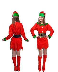 Conjunto <span class=keywords><strong>de</strong></span> Disfraces <span class=keywords><strong>de</strong></span> Duendes Navideños Luolan - Traje Unisex para Adultos con Sombrero, Cinturón y Botas para Baile <span class=keywords><strong>de</strong></span> Máscaras y Fiesta <span class=keywords><strong>de</strong></span> Año Nuevo - Product Image 4