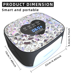 <span class=keywords><strong>Lampe</strong></span> à ongles professionnelle en plastique Sun S50 sans fil portable UV LED pour le séchage des ongles et l'utilisation en salon - Product Image 5