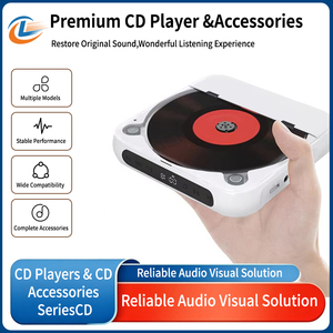 Lecteur CD portable USB AUX MP3 avec haut-parleur, bouton et télécommande pour voiture, maison, ordinateur portable - Product Image 1