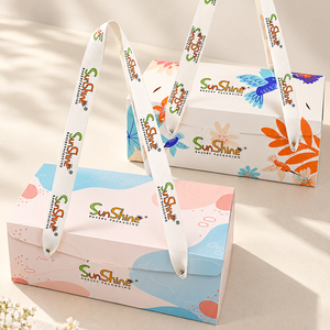 Caja de Embalaje de Papel para Pastel Suizo Personalizada al por Mayor, con Papel de Grado Alimenticio - Product Image 4