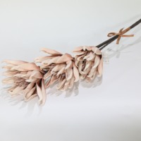 Fleur artificielle en mousse PE de 92 cm, type Protea, pour mariage, hôtel, arrangement floral Wabi Sabi – Vente en gros