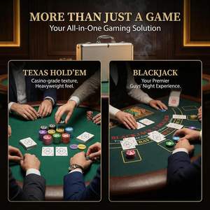 Estuche para Fichas de Póker - Capacidad para 600 Piezas, Caja de Exhibición Plateada Mate de Aleación de Aluminio - Product Image 3