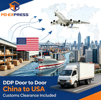 Service de fret aérien et maritime Chine-USA DDP porte-à-porte, transitaire, dédouanement, consolidation d'entrepôt, agent maritime