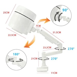 2028J OEM <span class=keywords><strong>Meilleur</strong></span> que 4 Blanc Pro, Meilleure hotte de pédicure, <span class=keywords><strong>aspirateur</strong></span> de poussière pour manucure et ongles, collecteur de poussière à aspiration cyclonique supérieure - Product Image 2