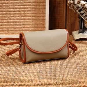 Sac carré haut de gamme pour femme, tendance été 2025, nouveau sac carré polyvalent à motif litchi, en cuir souple - Product Image 2