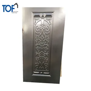 Chapa de hierro galvanizado prensa el diseño laminado en frío de acero hoja de puerta de acero