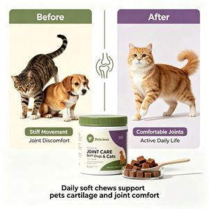 Wuffes Hip & Joint Chews, friandises <span class=keywords><strong>pour</strong></span> chiens de l'Himalaya, compléments alimentaires à mâcher doux <span class=keywords><strong>pour</strong></span> soutenir les articulations et les hanches, avec MSM et chondroïtine <span class=keywords><strong>pour</strong></span> chats - Product Image 4