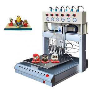 bibo B.W 2026 Automatic Motor 6 Colors PVC <b>Silicone</b> Trademark Keychains Dispensing Machine Clothing Decoration <b>Rubber</b> Injection - Product Image 2