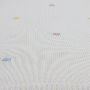 ผ้าห่มเด็กทารกถักนิตติ้งเนื้อนุ่ม 100% ผ้าฝ้ายสปริงเกิล - Product Image 1