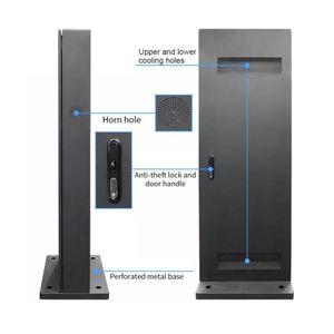 Haute luminosité 55 pouces étanche intérieur/extérieur publicité Machine verticale fixée au mur pour métro ascenseur IP65 - Product Image 6