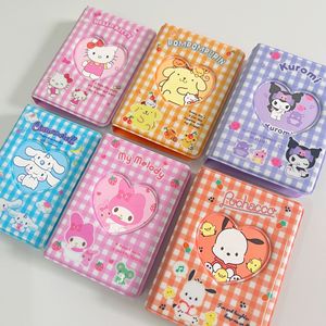 Kawaii Kuromi My Melody Cinnamoroll Storage Book Anime Sanrios Girl Heart Cute Photo Album Multifunctional Card Sleeve Kawaii Kuromi My Melody Cinnamoroll Storage Book Anime Sanrios Girl Heart Cute Photo Album Multifunctional Card Sleeve