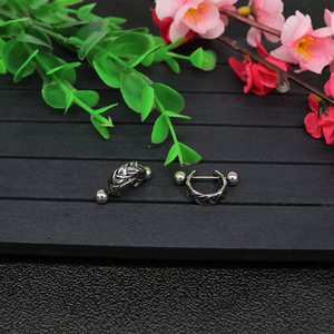 yunnique <b>Cuff</b> <b>Earrings</b> Titanium Steel Geometric Hoop Ear Clips No Piercing Required Fashion Jewelry Pair Pack - Product Image 4