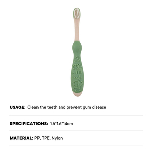 Juego de vasos para cepillos de dientes de PP, TPE y nailon de venta directa, productos reciclables para el baño del bebé, para limpiar los dientes y prevenir enfermedades de las encías. - Product Image 6