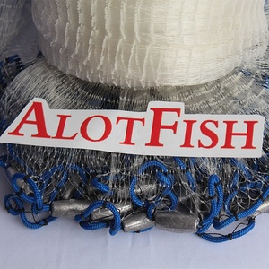 Thương mại 8ft bán kính nhựa Sinker dây rút Cast <span class=keywords><strong>Net</strong></span> Lưới Đánh Cá nhà máy - Product Image 2