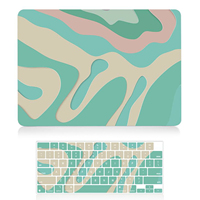 Coque de protection en silicone pour ordinateur portable 2026, impression UV personnalisée, vente en gros d'usine pour MacBook Air/Pro, motifs variés