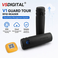 Pembaca RFID V1 Guard Tour dengan Sistem Manajemen Data Cloud untuk Catatan Patroli Digital untuk Penjagaan Malam di Gudang