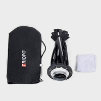 Triopo KS2-55 Support Portable Bowens pour Parapluie Octogonal de 55 cm en ABS pour Extérieur