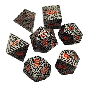 Huỳnh quang Tím vuông octahedron 16mm sắc nét cạnh nhựa handmade <span class=keywords><strong>DICE</strong></span> thiết lập cho D & D Rồng & Dungeon vai trò chơi trò chơi - Product Image 2