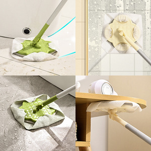 Disposable Face Wipes Static Electricity Flat Mop For Floor Cleaning With Replacement Cloths - Product Image 4