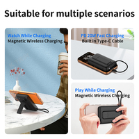 Station de charge sans fil portable C1055 avec support de charge rapide