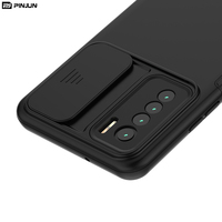 Étui pour téléphone Tecno Camon 17 Pro 19 18 Premier 18T 18i Pro, sacs pour téléphone, protection de l'objectif coulissant, coque arrière en PC mate