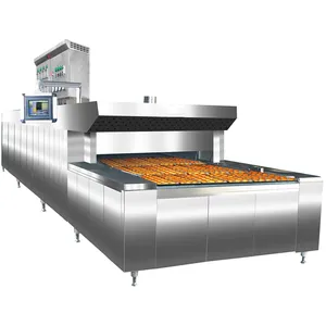 Full Automatic Production Line Electric Gas Tunnel Pizza Oven Commercial Roti Tunnel Oven For Bread