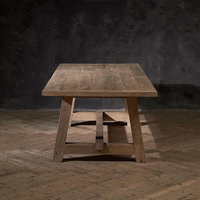 Meubles de salle à manger modernes, luxe, personnalisables, faits à la main, meubles en bois massif, style Wabi Sabi, table à manger