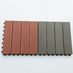 Azulejo de madera de plástico para patio compuesto extraíble Garden Peel and stick WPC piso terraza exterior enclavamiento veneciano <span class=keywords><strong>alberca</strong></span> - Product Image 2
