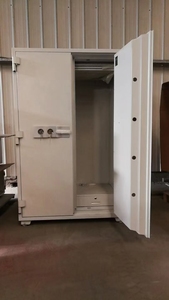 Grande armoire ignifuge pour documents, <span class=keywords><strong>coffre</strong></span>-fort de bureau biométrique certifié, serrure électronique à <span class=keywords><strong>code</strong></span>, double porte, exécutif - Product Image 6