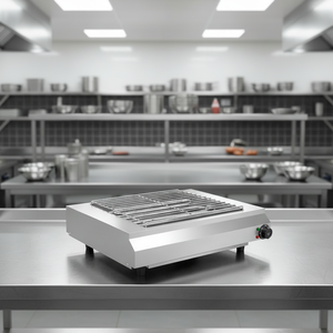 Parrilla <span class=keywords><strong>Eléctrica</strong></span> Comercial de Acero Inoxidable de 3KW para <span class=keywords><strong>Barbacoa</strong></span> Coreana sin Humo, Encendido Electrónico, Diseño Multifuncional Ecológico - Product Image 1