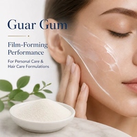 Poudre de Gomme de Guar à Haute Viscosité, Ingrédient Cosmétique, Stabilisateur d'Émulsion