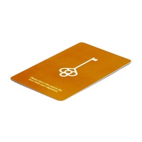 Carte de visite de cartes Nfc personnalisées haut de gamme avec code Qr Nfc 4K carte de visite en métal Nfc or