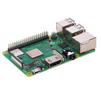 Ordinateur monocarte Raspberry Pi 3 modèle B+ avec puce BCM2837B0 intégrée, Wi-Fi double bande et Ethernet Gigabit