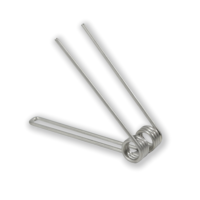 Fabricant de ressorts de torsion miniatures en acier inoxydable à double spirale, sur mesure, OEM, ODM, en gros