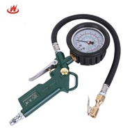 Outil de réparation de pneus LCD Pencil avec pistolet de gonflage et manomètre