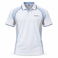 Polo de golf personnalisé léger, respirant, à séchage rapide, en tissu mesh, protection solaire pour temps chaud, performance, club, tournoi