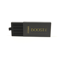 Boîte rigide noire personnalisée à couvercle coulissant avec ruban de traction et logo en feuille d'or pour l'emballage de produits haut de gamme
