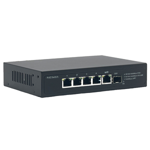 OEM/ODM 10G Gigabit POE Switch 4*10/100/1000M 1*1000M Ethernet Uplink 1SFP SC Conector Equipo de fibra óptica - Product Image 2